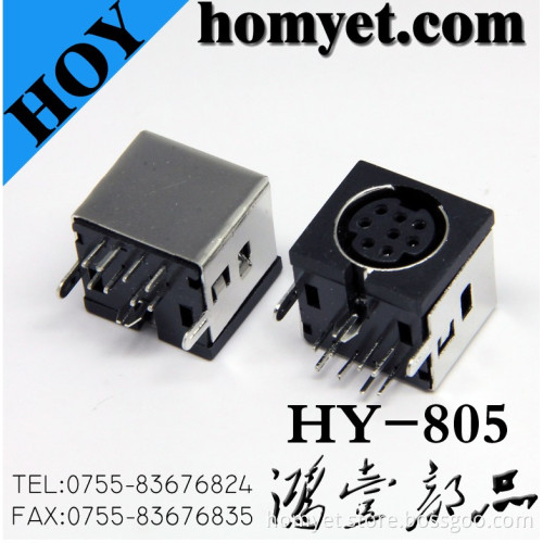 High Quality Min Pin Connector with Eight Needles (HY-805) for Wiring Equipment